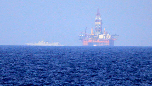 การชุมนุมในเม็กซิโกเพื่อประท้วงจีนที่ติดตั้งแท่นขุดเจาะไหหยาง 981 อย่างผิดกฎหมาย